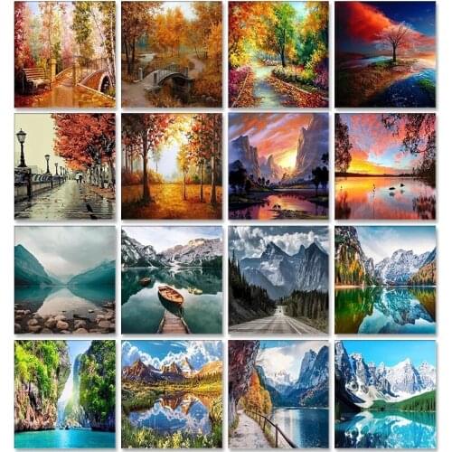 Landscape Painting Modern Canvas Painting Poster Home Decoration Bedroom Living Room Mural Art Decoration Painting Birthday