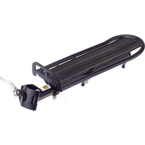 Hot Bike Quick Release Bicycle Luggage Seat Post Pannier Carrier Rear Rack Fender Bicycle Saddle Rear Rack Fender