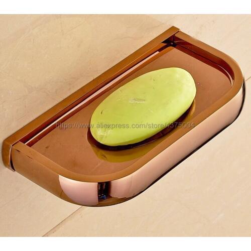 Polished Rose Gold Soap Basket /Soap Dish /Soap Holder /Bathroom Accessories,Bathroom Toilet Vanity Nba871