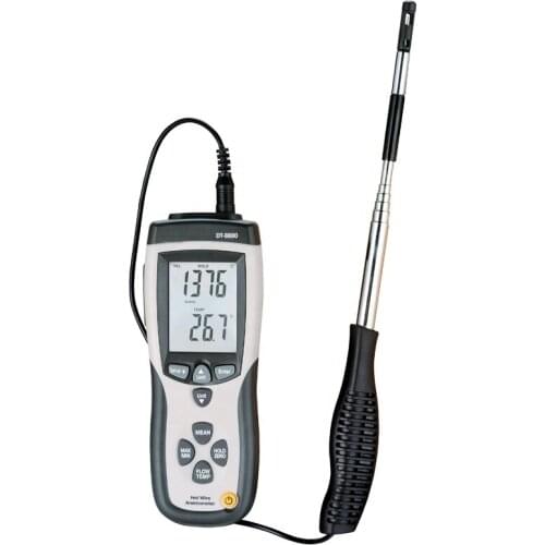 CEM DT-8880 Handheld Thermal Anemometer Hot Line High-Precision Digital Wind Speed and Direction Test