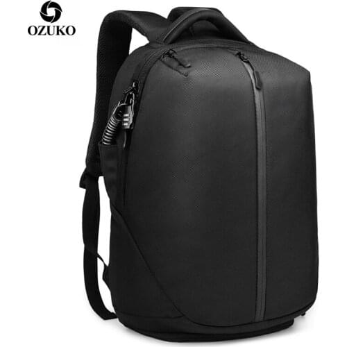 Casual Men Travel Student Waterproof USB Charging Anti-theft Lock 15.6" Laptop Backpacks Women Shoes Pocket Outdoor Luggage Bag