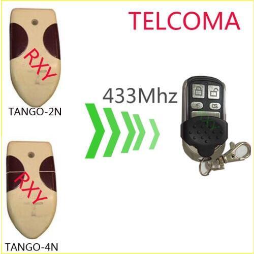 TELCOMA TANGO 2 4 N remote control 433.92mhz Duplicator gate garage TELCOMA TANGO 433mhz remote control