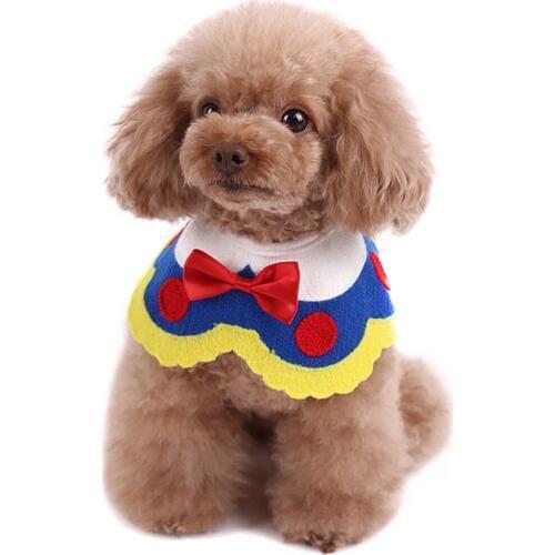 S/M Adjustable Pet Dog Puppy Cat Neck Scarf Bandana Collar Neckerchief Cat Kitty Neck Decor Dress Up Bow Tie Pet Accessories