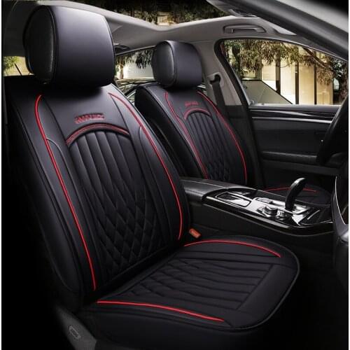 Luxury PU Leather Auto Universal Car Seat Covers Automotive Seat Covers car-styling For Toyota Camry 40 RAV4 Verso FJ Land Cruis