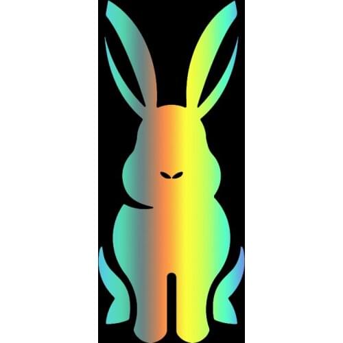 S51694# Various Sizes/Colors Car Stickers Vinyl Decal Cartoon Rabbit Motorcycle Decorative Accessories Creative