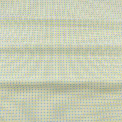 Cuted Square Printed Blue100% Cotton Fabric for Bedding Sewing Quilting Fabric Square Patchwork Home Fat Quarter Cushion Pillow