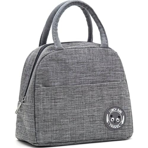 Thermal Small Lunch Bag Tote Bag Portable Insulation Bag Lunch Bag Cooler Bag For Men And Women For Picnics Work Office