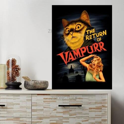 The return of vampurr poster home living bedroom decoration wall art print high definition quality canvas picture frames