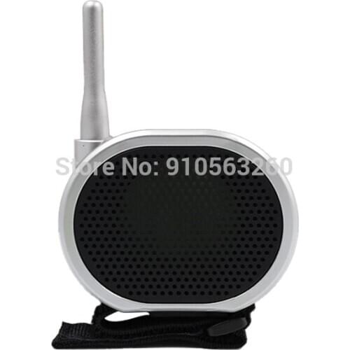 2020Good Search Mini Portable Remote Control Drone Megaphone Wireless Speaker USB Charging Broadcasting Drone Speaker Megaphone