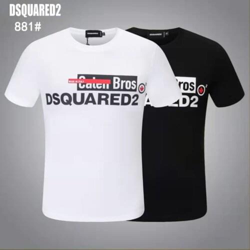 2021 New Style DSQ2 Fashion Trend High Street Print Mens T-Shirt DT735