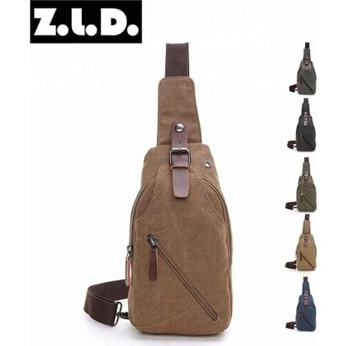 2021 High Capacity Men Mobile Phone Mens Sling Chest Bag Shoulder Crossbody Bag