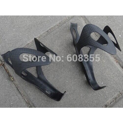 3k Carbon Matt MTB Mountain Road Cyclocross TT Bike water Bottle cage bicycle Holder for Cycling - 2 Pcs ( 022 )