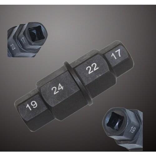 ATLIN Hex Axle Tool For Motorcycle Front Axle Wheel, Hex Allen Axle Spindle Tool 17mm, 19mm, 22mm, 24mm Reparatie Tools