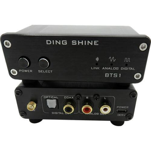 BTS1 CSR8670 4.0 Lossless Bluetooth Receiver APT-X Wireless Audio Receiver Support Fiber Coaxial AUX Output