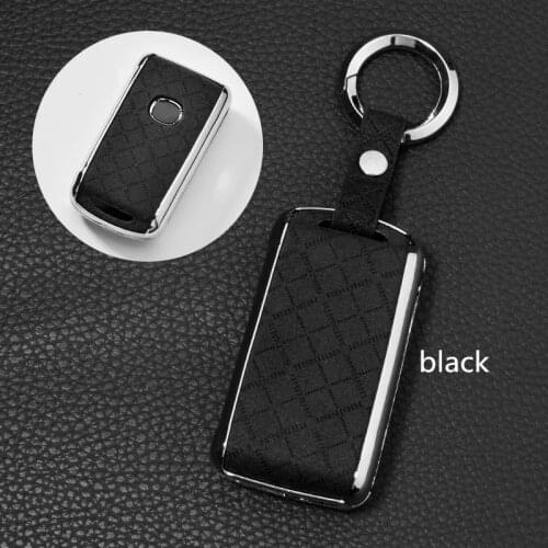 Genuine Leather Car Key Cover Case Remote Smart Protective Shell For Mazda 3 Alexa CX4 CX5 CX8 2019 2020 Auto Accessories