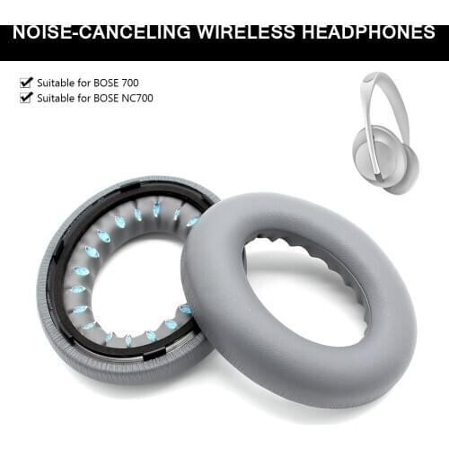 Headset Cover Cushion Replacement 1 Pair For Bose 700/NC700 Foam Leather Wireless Headset Headphone Ear Pads Cover