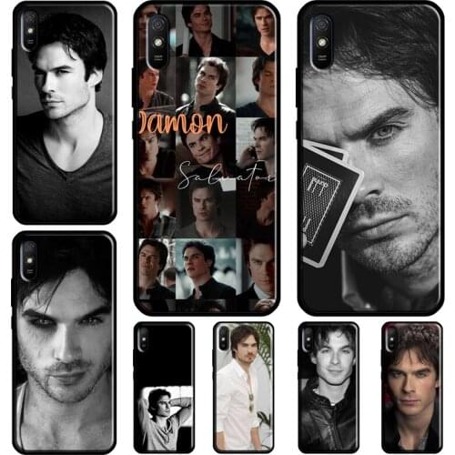 Damon Salvatore Vampire Diaries Phone Case For Xiaomi Redmi Note 10 Pro 8 9 Pro 8T 9S Cover For Redmi 9T 9 9A K40 9C 7A 8A