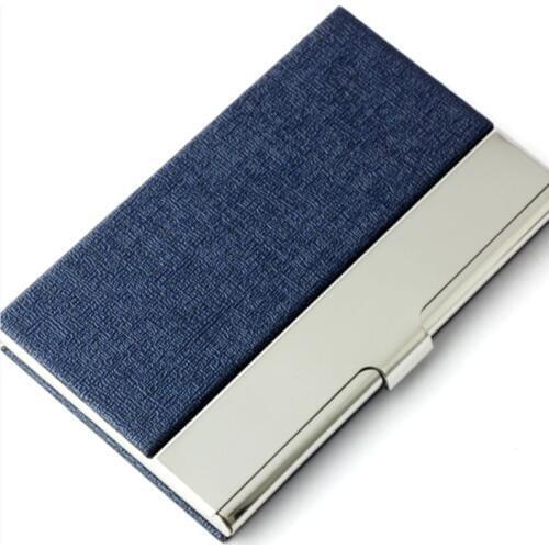 Fashion Unisex Slim Stainless Steel Mens Credit Card Holder Business Card Case Wallet For Women ID Cardholder