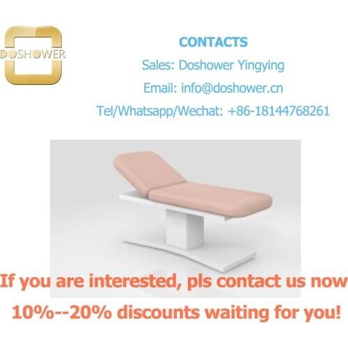 Doshower DS-M2019-A rose gold luxury massage table with massage table luxury leather for massage spa bed beauty table