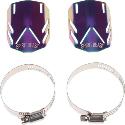 Spirit Beast Motorcycle Front Shock Absorbers Fork Tube Covers Clamps Multi Color For Honda Yamaha