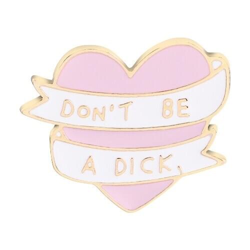 K enamel brooch heart shaped letter brooch cute lapel heart shaped badge funny sweet brooch gift accessories women jewelry gift