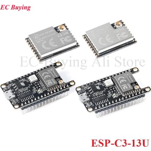 ESP-C3-13U 2.4GHz WiFi Bluetooth BLE5.0 Dual-mode Wireless Communication Module ESP32-C3