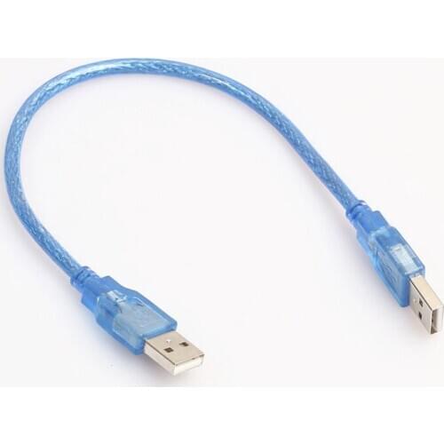 0.3 Meter USB 2.0 Male To Male Copper Core Cable Hard Drive Data Cable Extension Drop Shipping