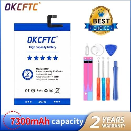 OKCFTC Xiaomi Mi Max 3 Phone Batteries China