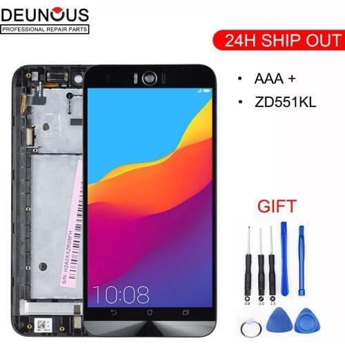 Original 5.5" 1920x1080 Display For ASUS Zenfone Selfie ZD551KL LCD Touch Screen Digitizer ZD551KL Display Z00UD