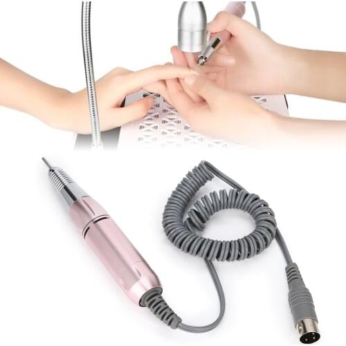 Professional Electric Nail Art Drill Pen Handle File Polish Grind Machine Manicure PedicureTool Nail Drill Accessory Replace Pen