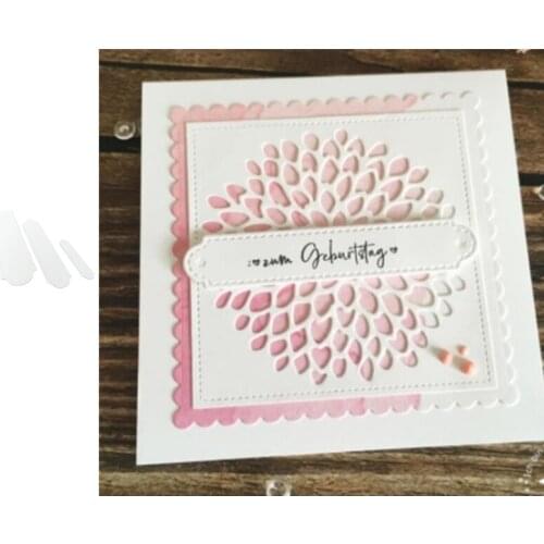 Rectangular Decorative Stickers Cutting Dies Scrapbook Dariy Decoration Stencil Embossing Template DIY Greeting Card Handmade