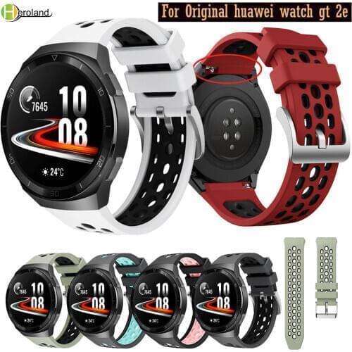 Accessories Silicone Watchband For Huawei Watch GT 2e strap original SmartBand bracelet gt2e Wriststrap Quick Release wrist belt
