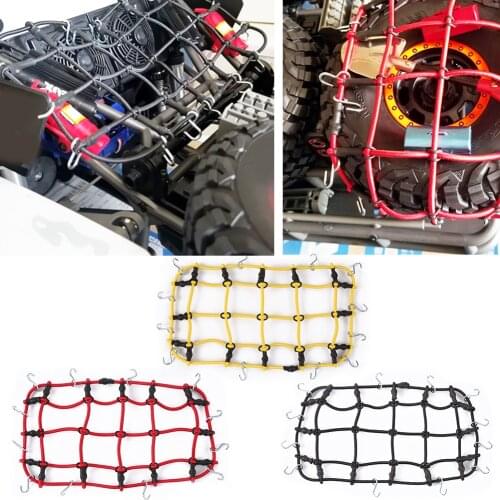 1/10 Scale RC Rock Crawler Spares RC Car Luggage Roof Rack Nets Storage Mesh Children Portable Interactive Present