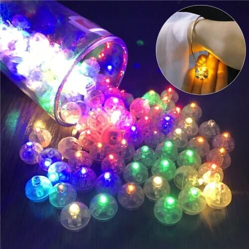 10PCS Led Flash Ball Lamp Balloon Light Long Standby Time For Paper Lantern Balloon Light Party Wedding Decoration