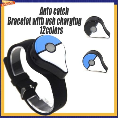 High Quality Newest Auto Catch Bluetooth Bracelet For Powermon GO Plus with Rechargeable Battery Inside Dropshipping