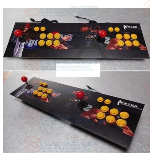 Zero Delay Arcade USB Joystick 2 player Fighting Game console with normal 8 ways Joysticks Locking Button for PC MAME Android
