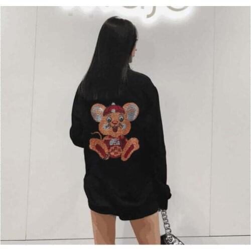 Winter Sweatshirts hot sale women long sleeve Hoodies high quality Hot drill Hoodies women casual cool designer drop shipping