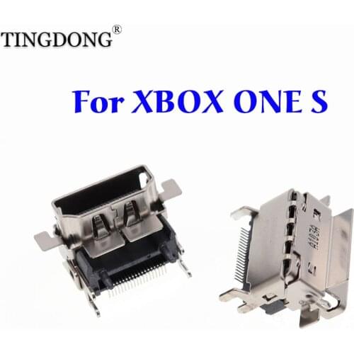 10PCS Original New 1080P HDMI-compatible Socket Port Parts Replacement for XBOX ONE S SLIM Motherboard Repair