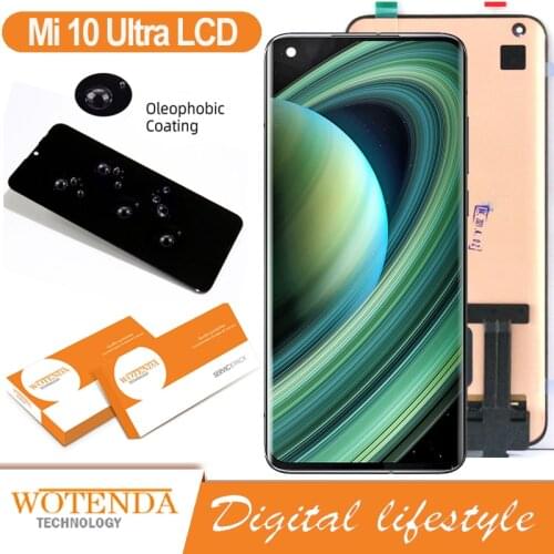 6.67'' LCD for Xiaomi mi 10 Ultra Display Touch Screen Digitizer Assembly Xiaomi Mi 10 ultra for Repair Parts