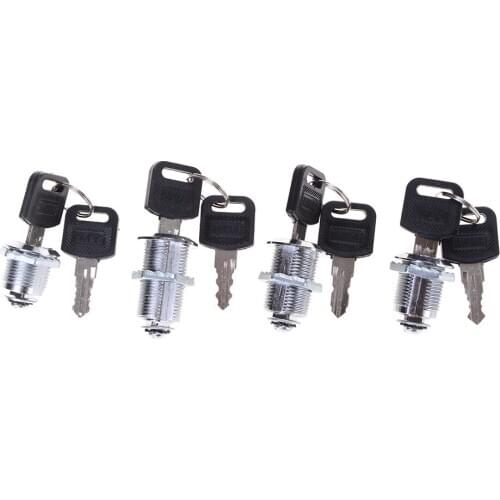 16mm/20mm /25mm /30mm Security Drawer Cam Lock Cylinder Door Mailbox Cabinet Tool Box Lock 2 Keys Hardware Locks