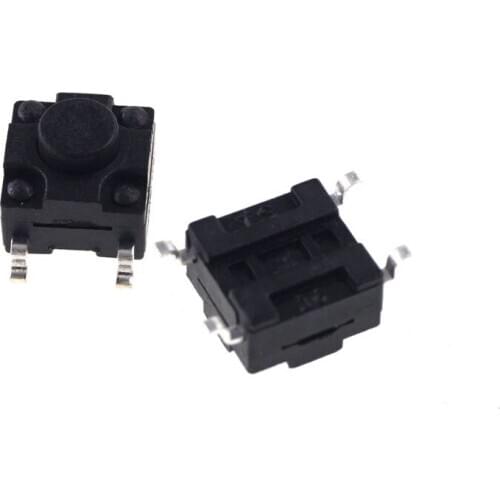 50 pcs SMD IP67 Waterproof Tactile Switch 6.2x6.2 mm Height 5.0 mm Normally Open SPST-NO Push button Washable Momentary 6x6