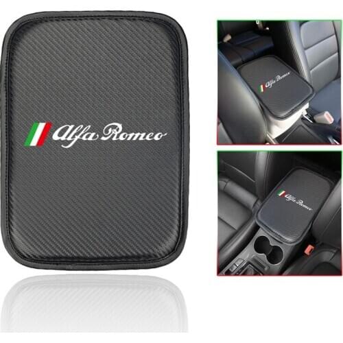 Car Accessories Console Box Armrest Pad Protective Mat Cover for alfa romeo 159 147 156 giulietta 147 159 mito Car styling