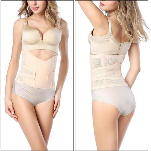 Pregnant women with plastic breathable postpartum invisible belt tummy tuck belt corset postpartum abdominal belt