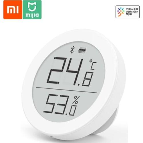 Xiaomi Qingping Digital Bluetooth Thermometer and Hygrometer Electronic Ink Screen 30 Days Data Automatic Recording by Mijia app