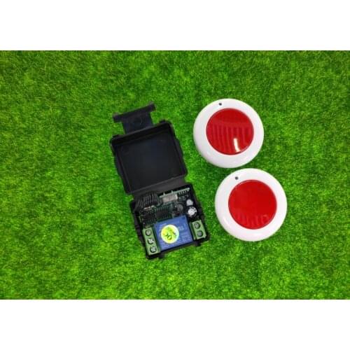 DC12V 1CH Remote Control Light Switch Relay Output Radio Receiver Module and 2pcs Transmitte Garage Doors