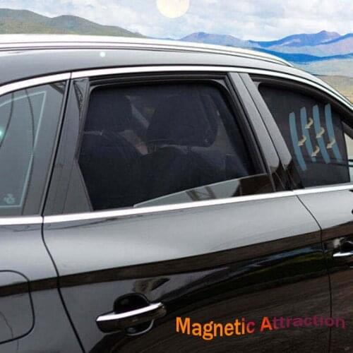 For Hyundai All New Santafe 2011~2015 Accessories Magnetic Window Shade Car Sunshield Gauze Mesh Sunproof Protection Cover