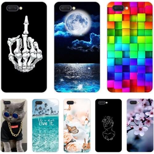 For OPPO A3s Case OPPO A5 AX5 Silicone Soft Back Cover For OPPO Realme C1 TPU Shockproof Bumper For OPPO A5 AX5 A3S Realme C1