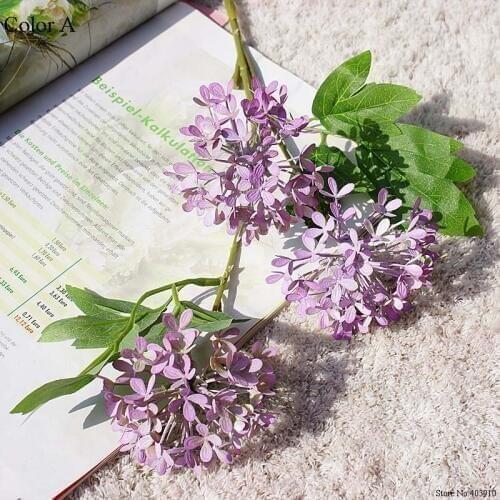 Icelandic lilac flower ball branch silk Artificial Flower fleur artificielles for Home wedding decoration photography flores