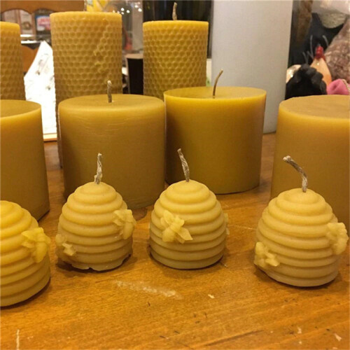 Candle Mold 3D Honeycomb Silicone Mold DIY Soap Decorating Tools Fondant Cake Baking Mould Food-Grade Silicone Resin Crafts