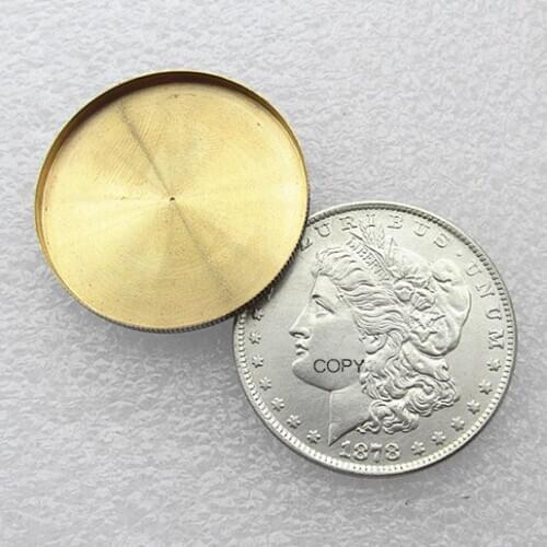 Top Sale Flipper Coin Silver Morgan Dollar Magic Tricks Close Up Magia Mentalism Gimmick Props Appearing/Disappearing Coin Magie